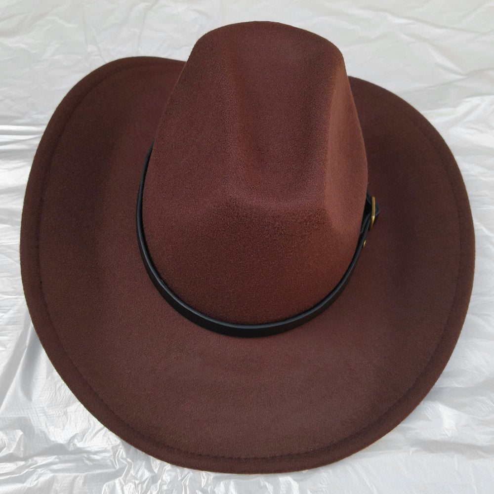 Leather Cowboy Fedora