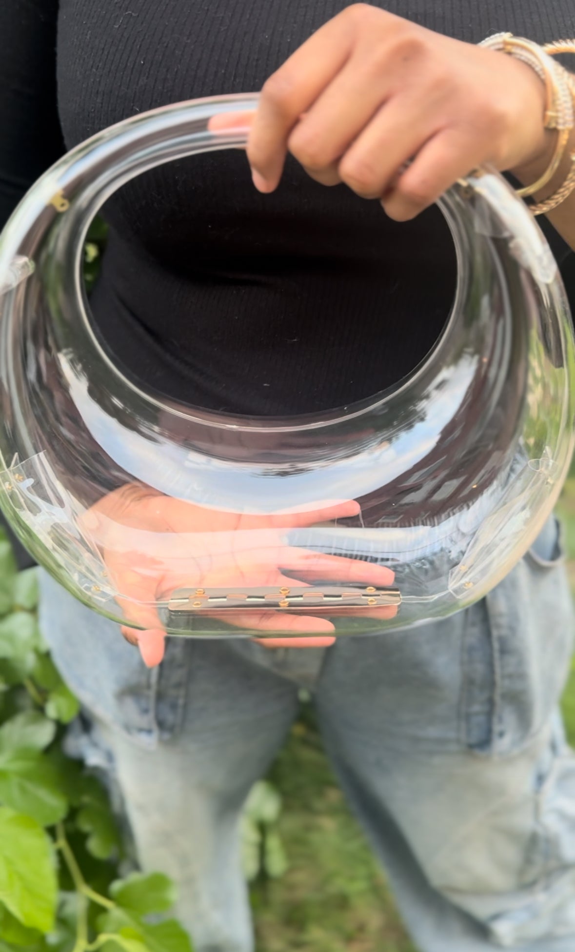Acrylic Moon Bag