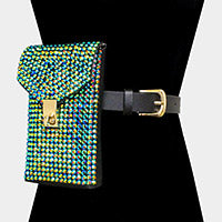 Studded Belted Fanny/ Crossbody