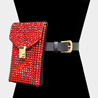 Studded Belted Fanny/ Crossbody