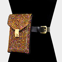 Studded Belted Fanny/ Crossbody