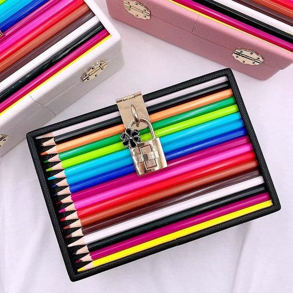 FASHION CUTE PENCIL SQUARE BOX CROSSBODY BAG