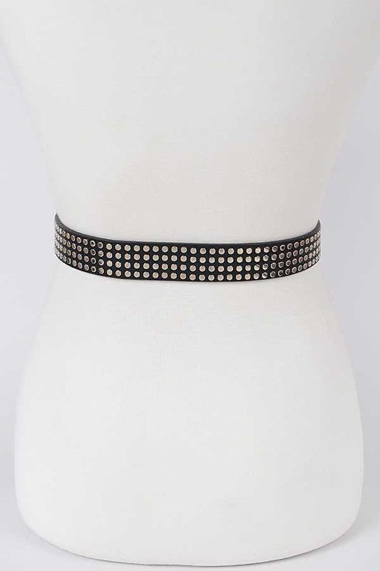 Extra Long Convertible Studded Belt