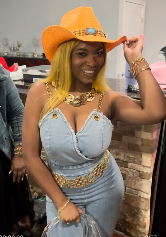 Tangerine Cowboy Hat