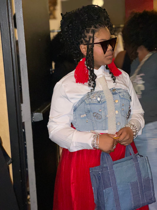 Jean Block Bag