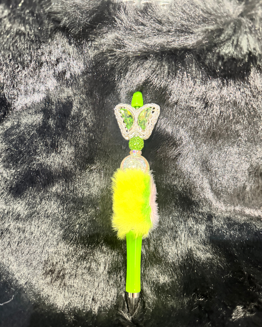 Green Butterfly Pen