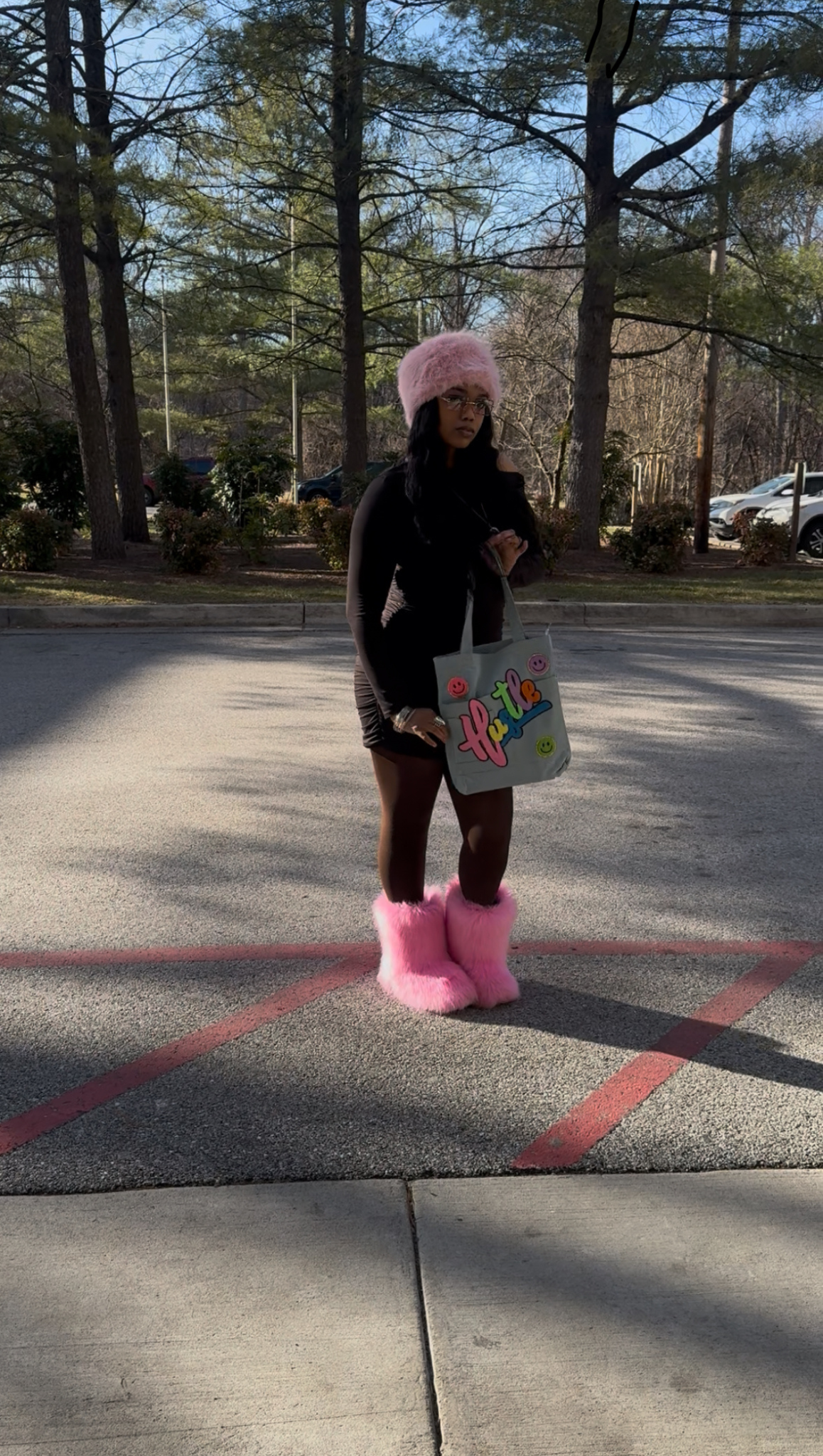 A lil Bougie Fur Hat