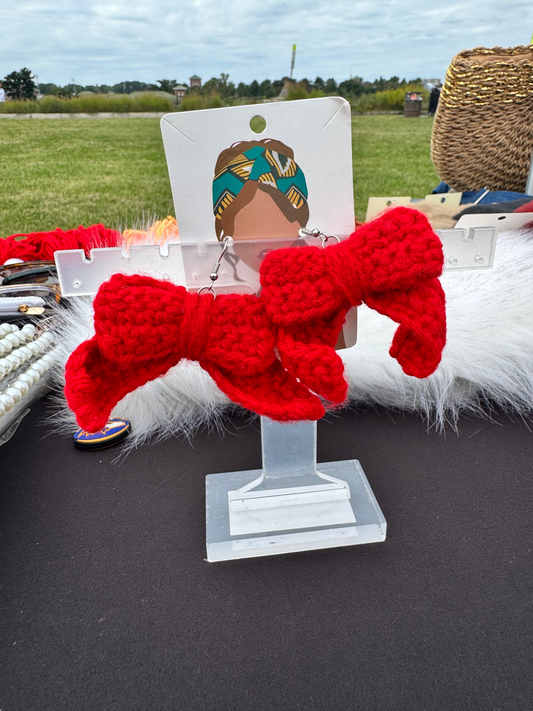 Rojo Yarn Earrings