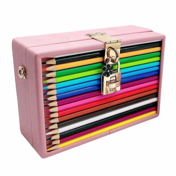 FASHION CUTE PENCIL SQUARE BOX CROSSBODY BAG