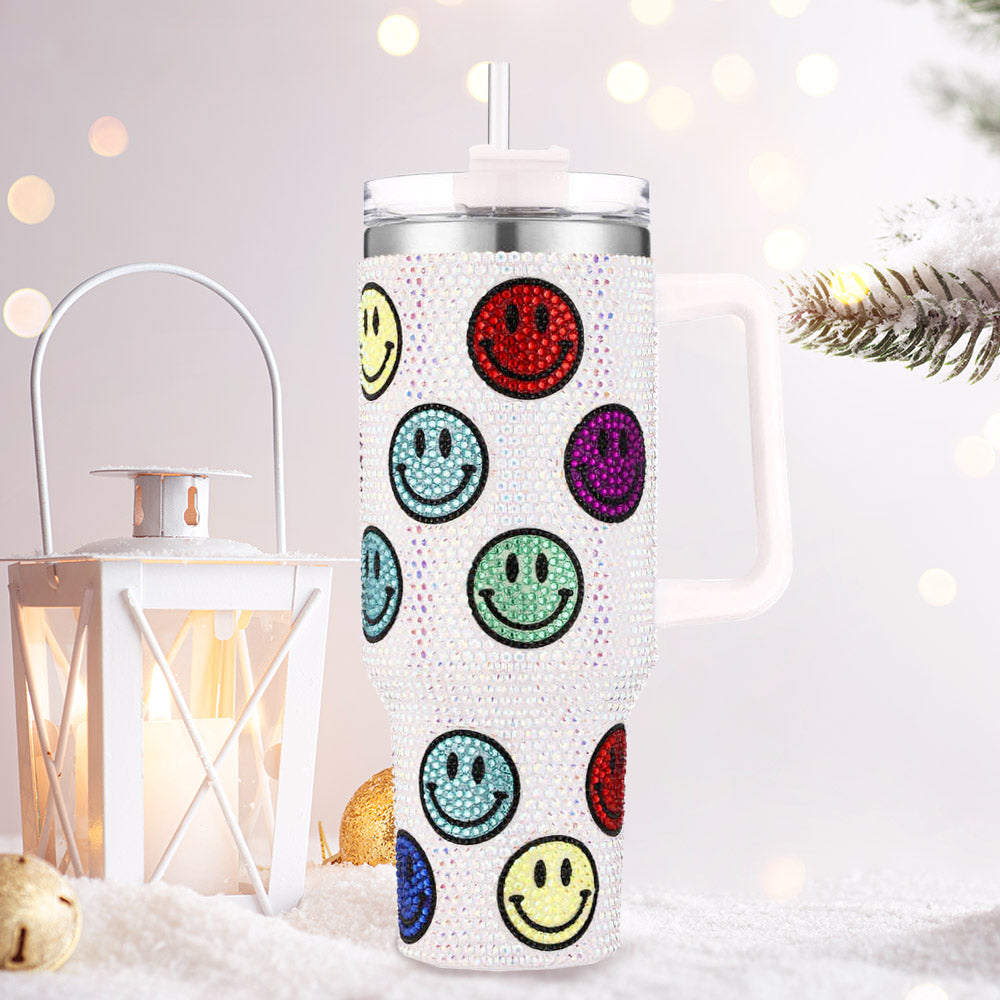 Smiley Bling Tumbler