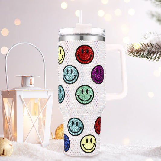 Smiley Bling Tumbler