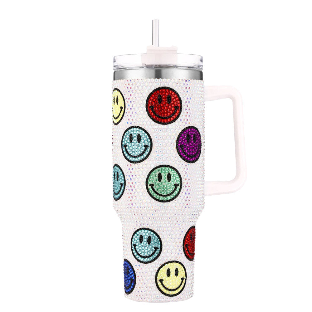 Smiley Bling Tumbler